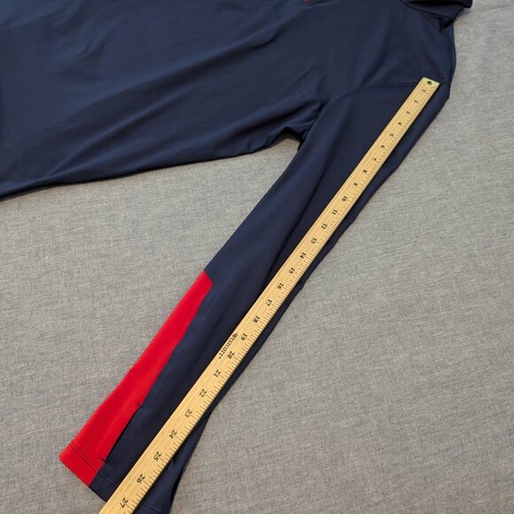 RLX Ralph Lauren Golf Performance Quarter-Zip Blue Pullover - Size XL - Picture 11 of 13